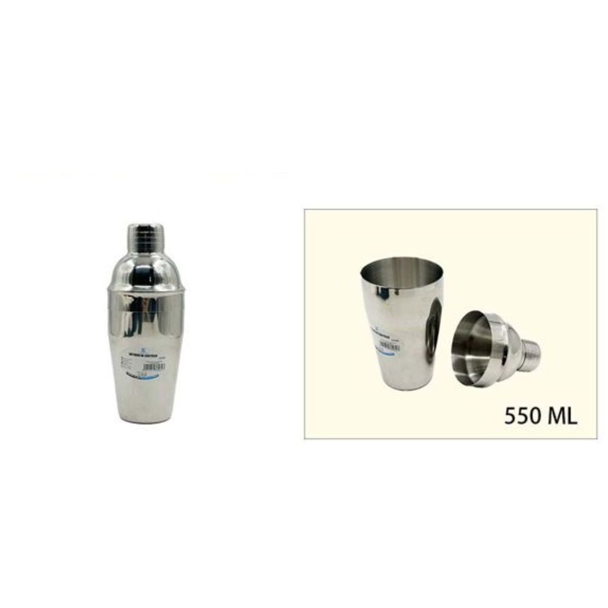 GENERICO - Coctelera acero Inox 550ml