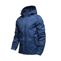 TIOZONEY - Chaqueta Hombre -Azul