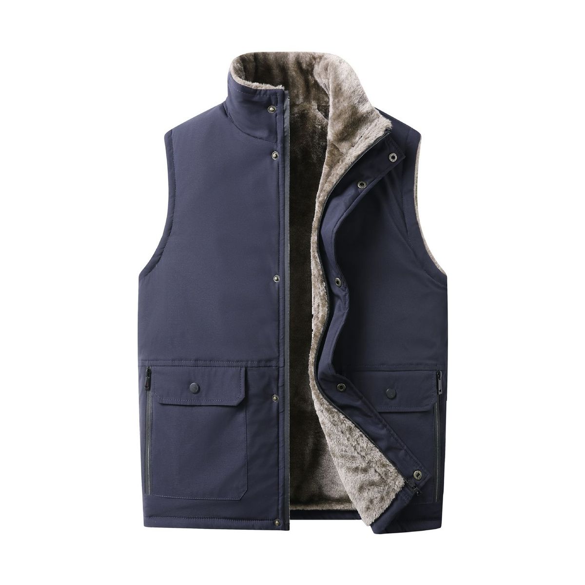 TIOZONEY - Chaqueta Sin Mangas Ripstop Liviana De Varon-Azul