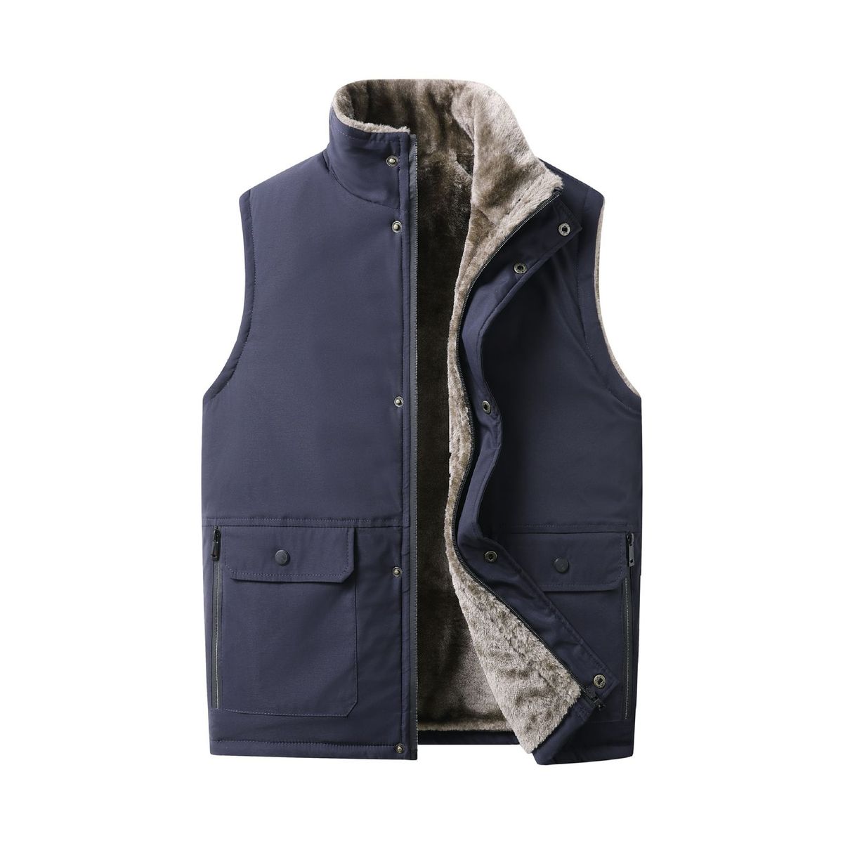 TIOZONEY - Chaqueta Sin Mangas Ripstop Liviana De Varon-Azul