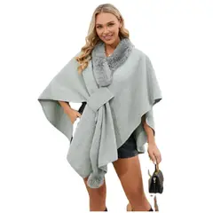 TIOZONEY - Chaqueta Efecto Gamuza Mujer