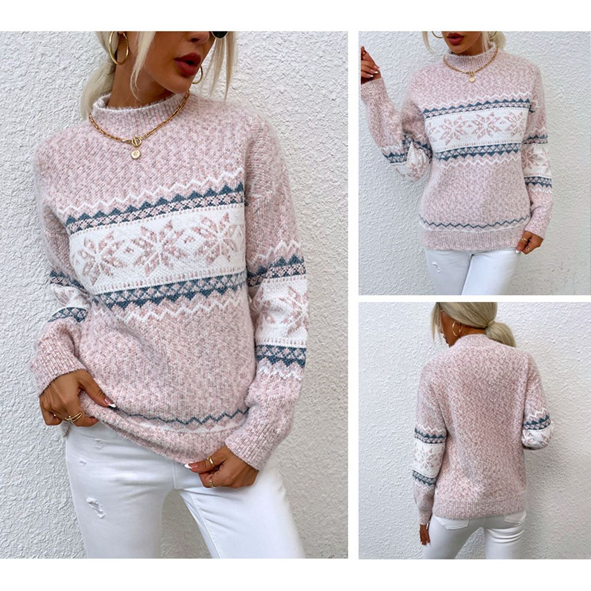 TIOZONEY - Sweater Mujer