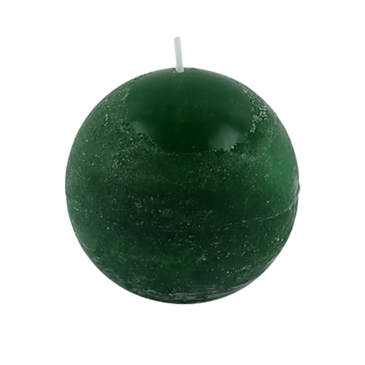 GENERICO - Set 6 Vela Decorativa Bola Color Verde