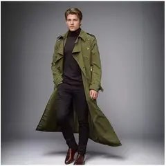 TIOZONEY - Abrigo a prueba de viento casual para hombres