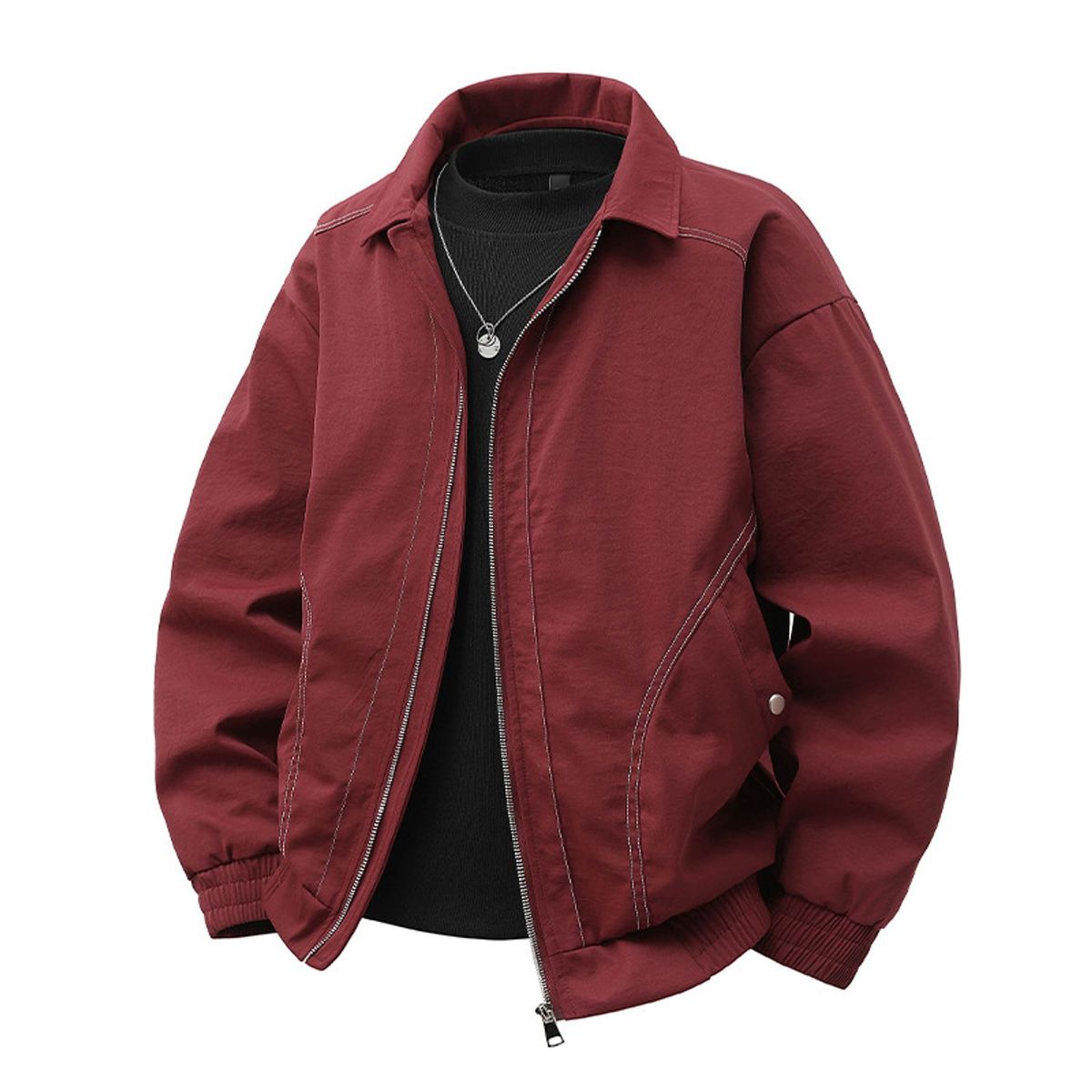 TIOZONEY - Chaqueta a prueba de viento para hombres