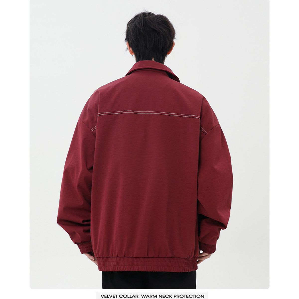 TIOZONEY - Chaqueta a prueba de viento para hombres