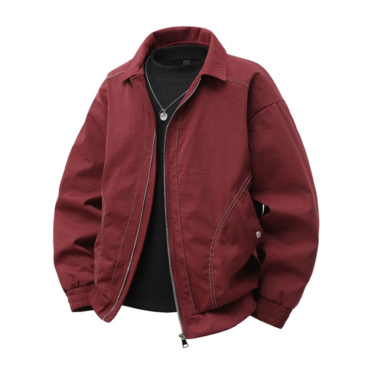 TIOZONEY - Chaqueta a prueba de viento para hombres