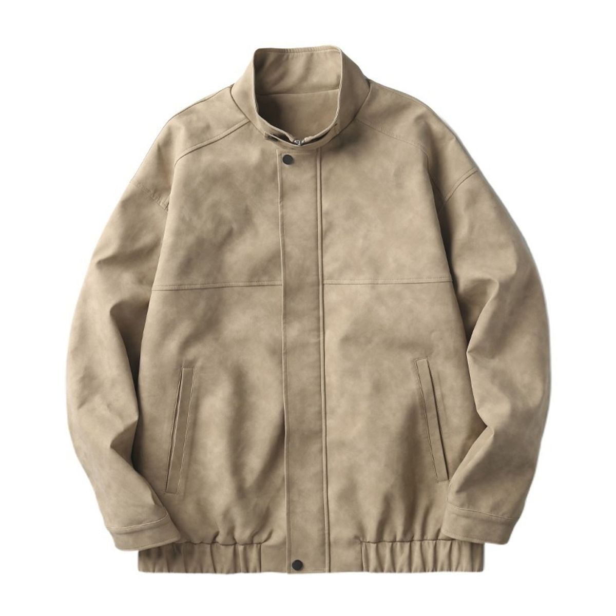 TIOZONEY - Chaqueta de solapa masculina blusa retro