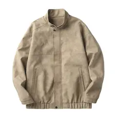 TIOZONEY - Chaqueta de solapa masculina blusa retro