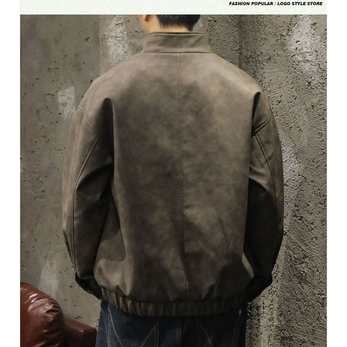 TIOZONEY - Chaqueta de solapa masculina blusa retro