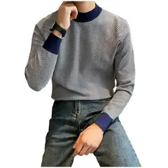 TIOZONEY - Camisa de punto polo para hombres