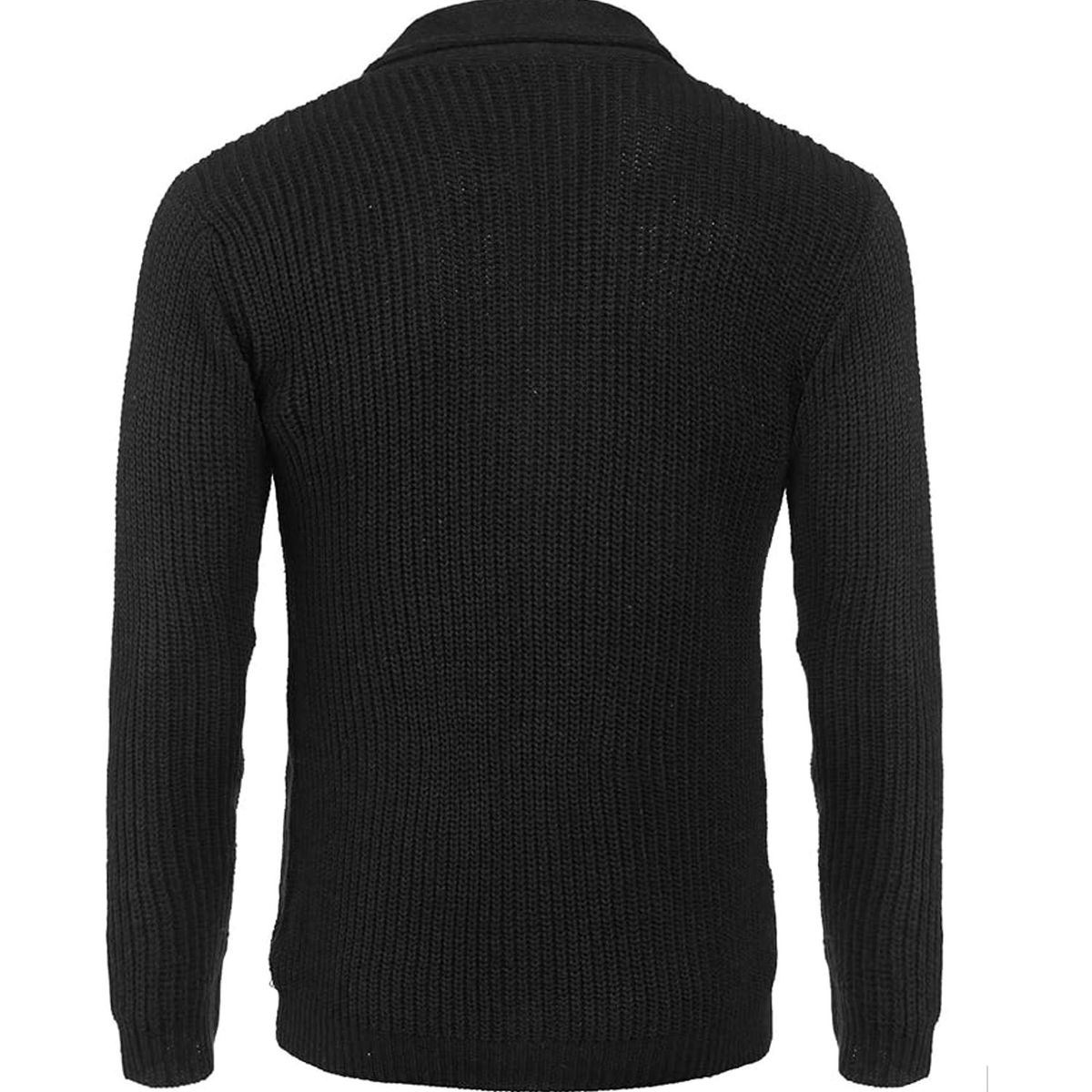 TIOZONEY - Chaqueta de suéter de lana para hombres