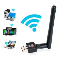 GENERICO - Antena Wifi Lan Mini USB 300mbps 2.0 Wireless Pc Notebook