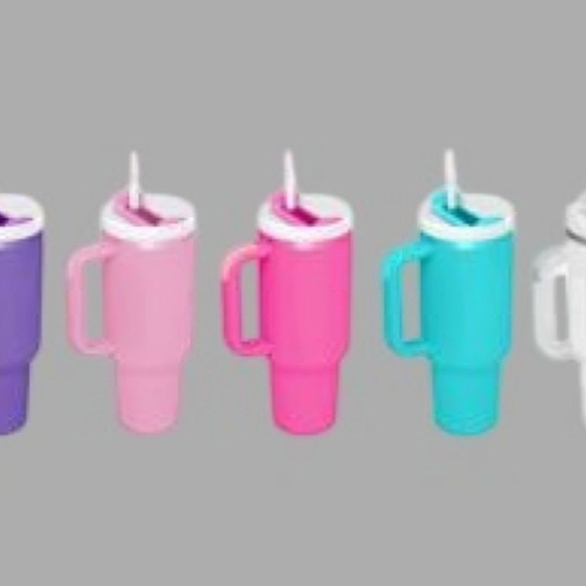 GENERICO - VASO COOLER TERMICO CON BOMBILLA 1200ML