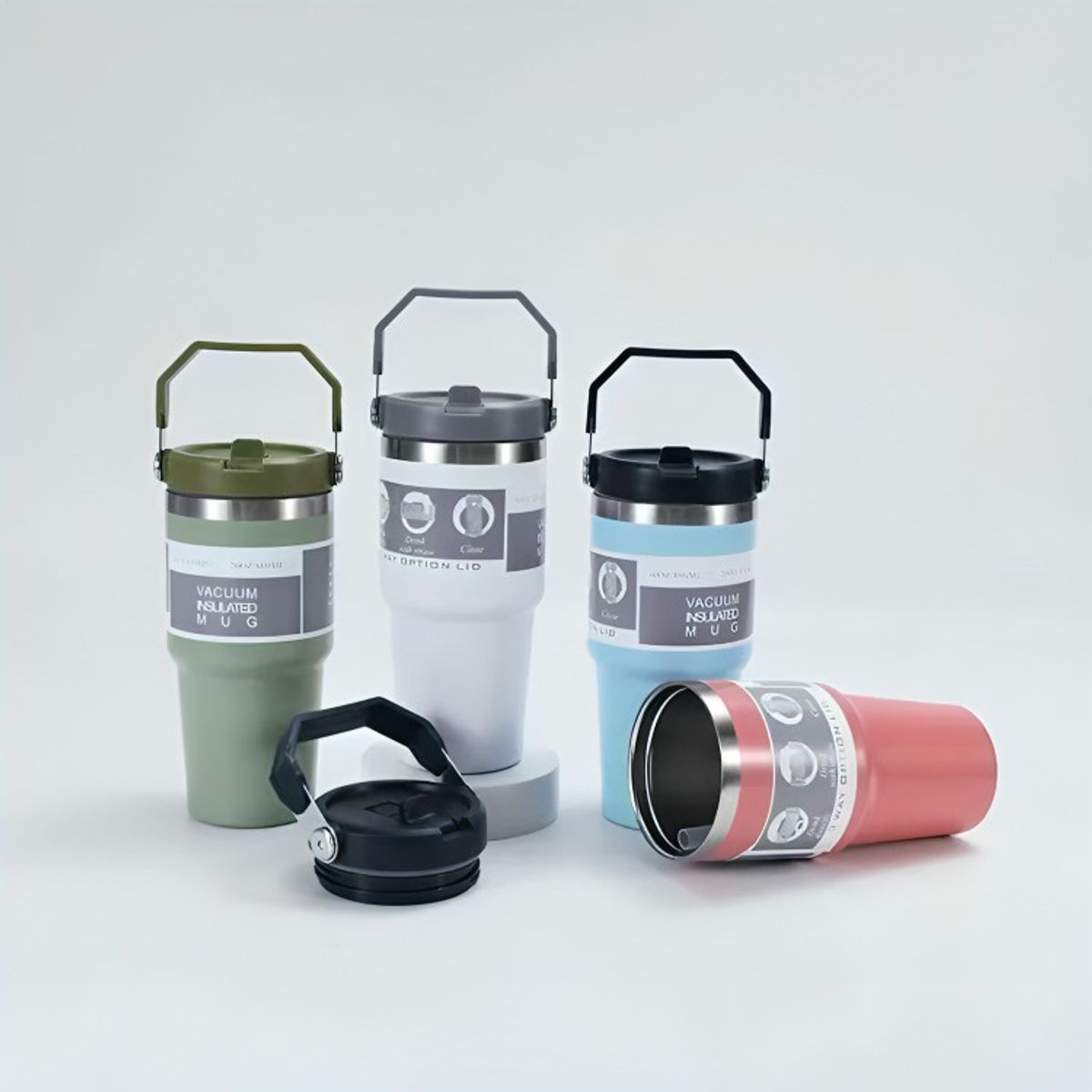 GENERICO - BOTELLA TERMICAS CON BOMBILLA 600 ML