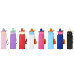 GENERICO - BOTELLA DE AGUA DEPORTIVA ANTIDERRAMES 650ML