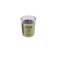 GENERICO - Set 6 Vela Aromática Vidrio 8x7cm Purpura