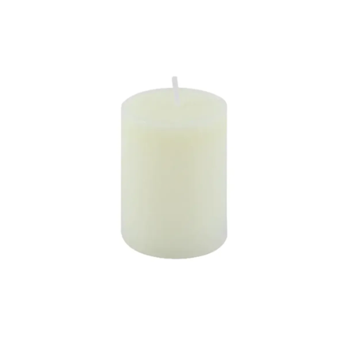 GENERICO - Set 6 Vela Aromática Cilindro Mini Color Blanco 5x4cm