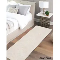 GENERICO - Alfombra moderna de pelo largo y suave para dormitorio 60x200cm