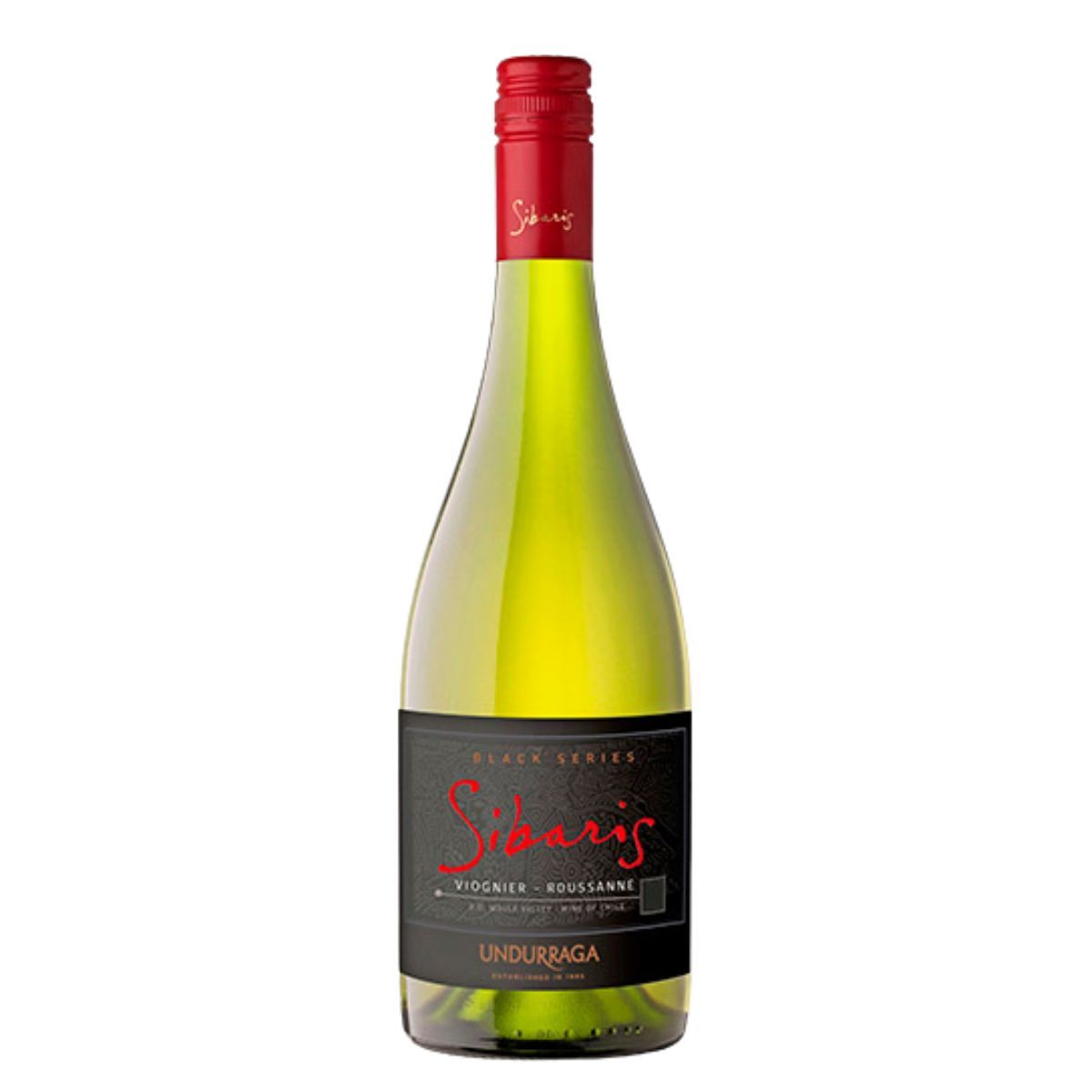 UNDURRAGA - 6x Vino Undurraga Sibaris Black Series Viognier-Roussane