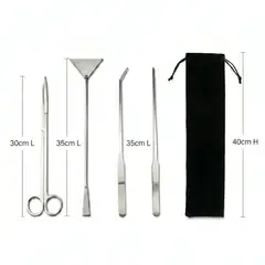 GENERICO - Kit de limpieza para acuarios 4 en 1.