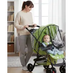 GENERICO - Protector Universal Coche Bebé con Cierre Impermeable