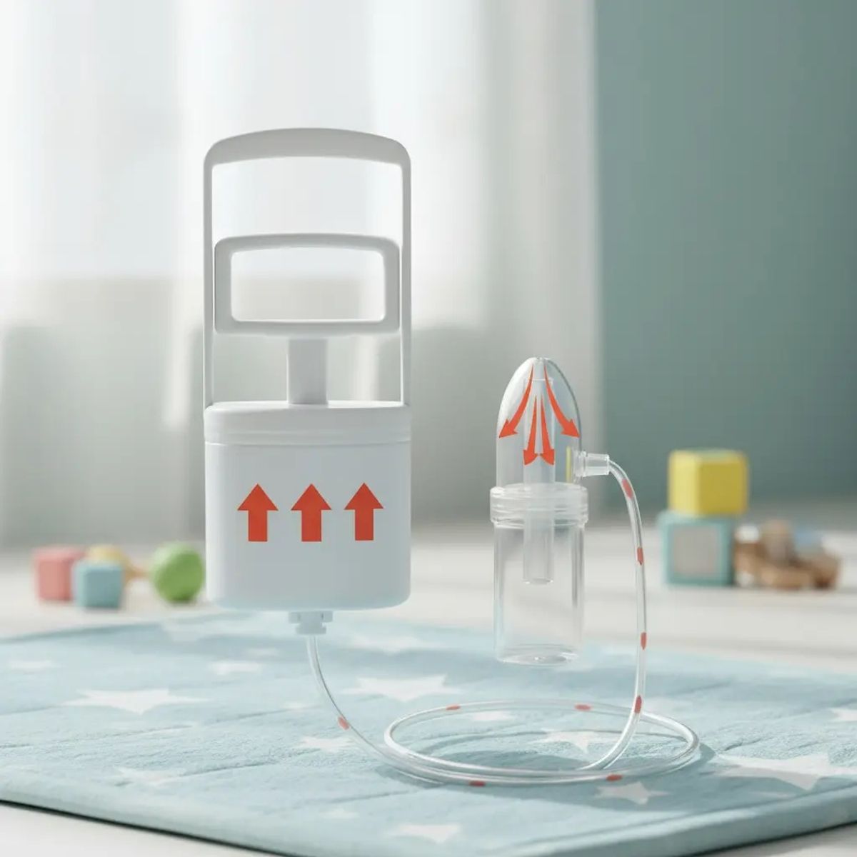 GENERICO - Aspirador Nasal para Bebes Niños saca Mocos con Deposito Transparente