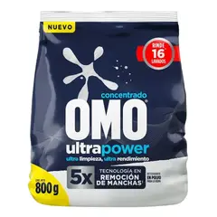 OMO - Detergente en Polvo Matic Multiacción 800 Gramos