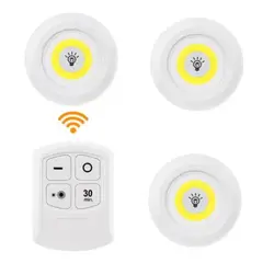 MOVI - Set De 3 Luces Led – Control Remoto y Temporizador.