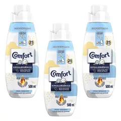GENERICO - X3 Suavizante Comfort Puro Cuidado 500ml