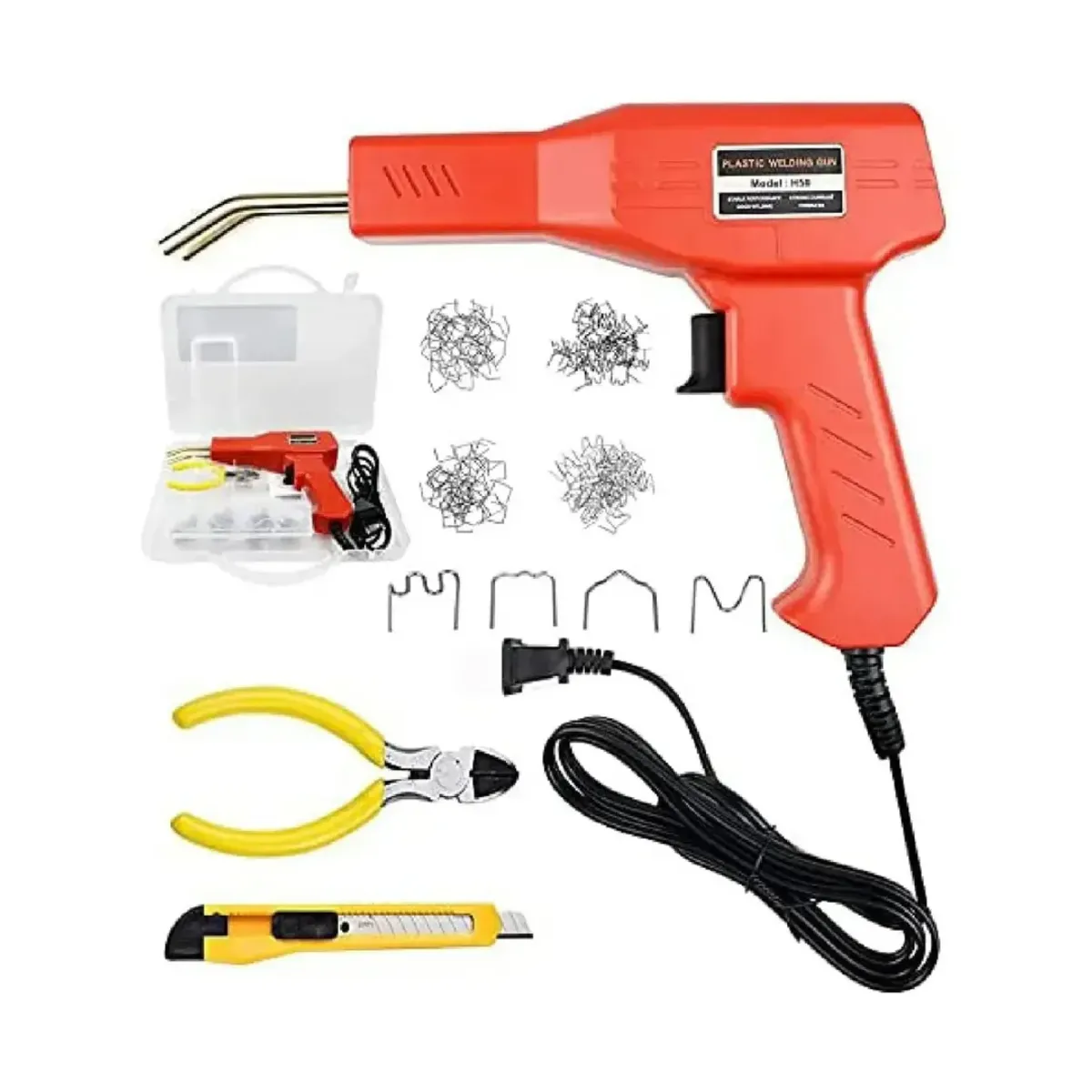 GENERICO - Máquina Pistola De Soldar Grapadora De Plástico Caliente 50w