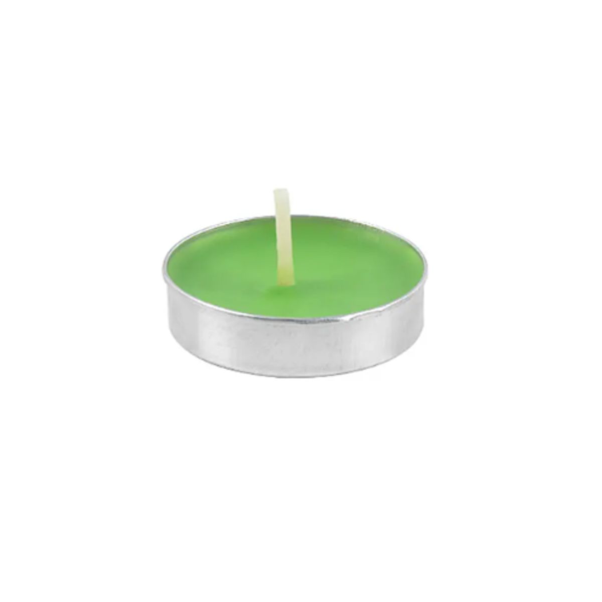 GENERICO - Set De 10 Velas De Té Aromas Color Verde