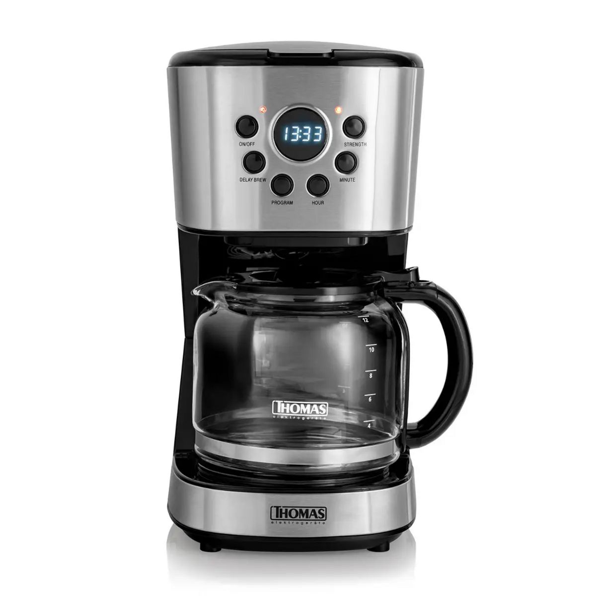 THOMAS - Cafetera Thomas TH-141Di 12 Tazas Programable Mantiene Calor