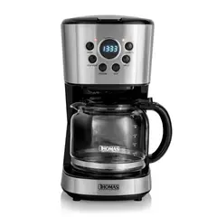 THOMAS - Cafetera TH-141Di 12 Tazas Programable Mantiene Calor