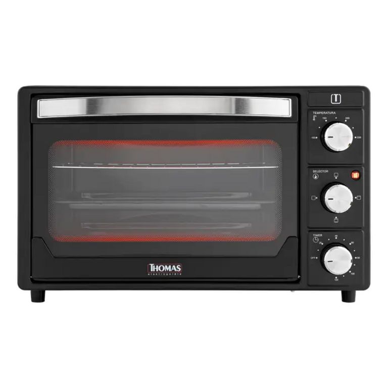 Horno Eléctrico 25 Litros TH-25N01 Timer Grill Negro