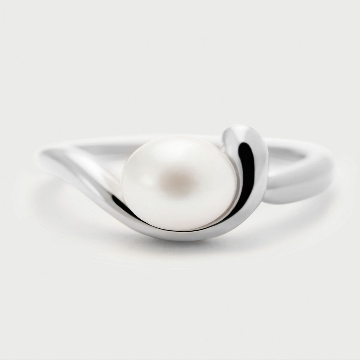 PDPAOLA - Anillo de plata con perla Aura PDPAOLA