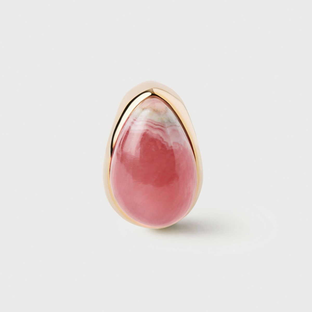PDPAOLA - Anillo Sello con Rodocrosita Luna