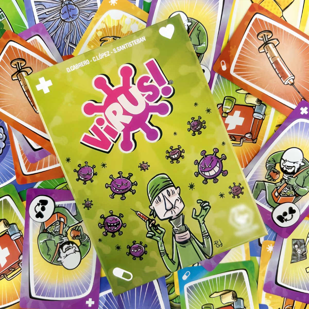 GENERICO - Juego De Cartas Virus 1  Tres Idiomas