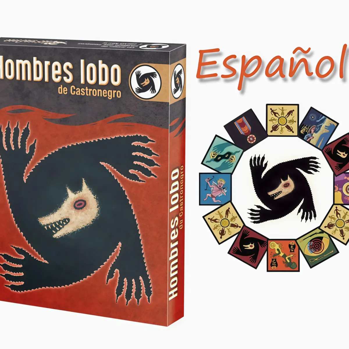 GENERICO - Juego De Cartas Mesa Hombre Lobo Castronegro Español Regalo