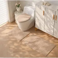 GENERICO - Set de Baño de Felpa 3 Piezas