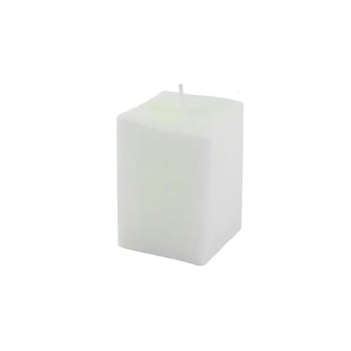 GENERICO - Set 6 Vela Aromática Bloque 5cm Color Blanco