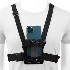 GENERICO - Soporte Celular Ajustable Kit Arnes De Pecho Correa Selfie