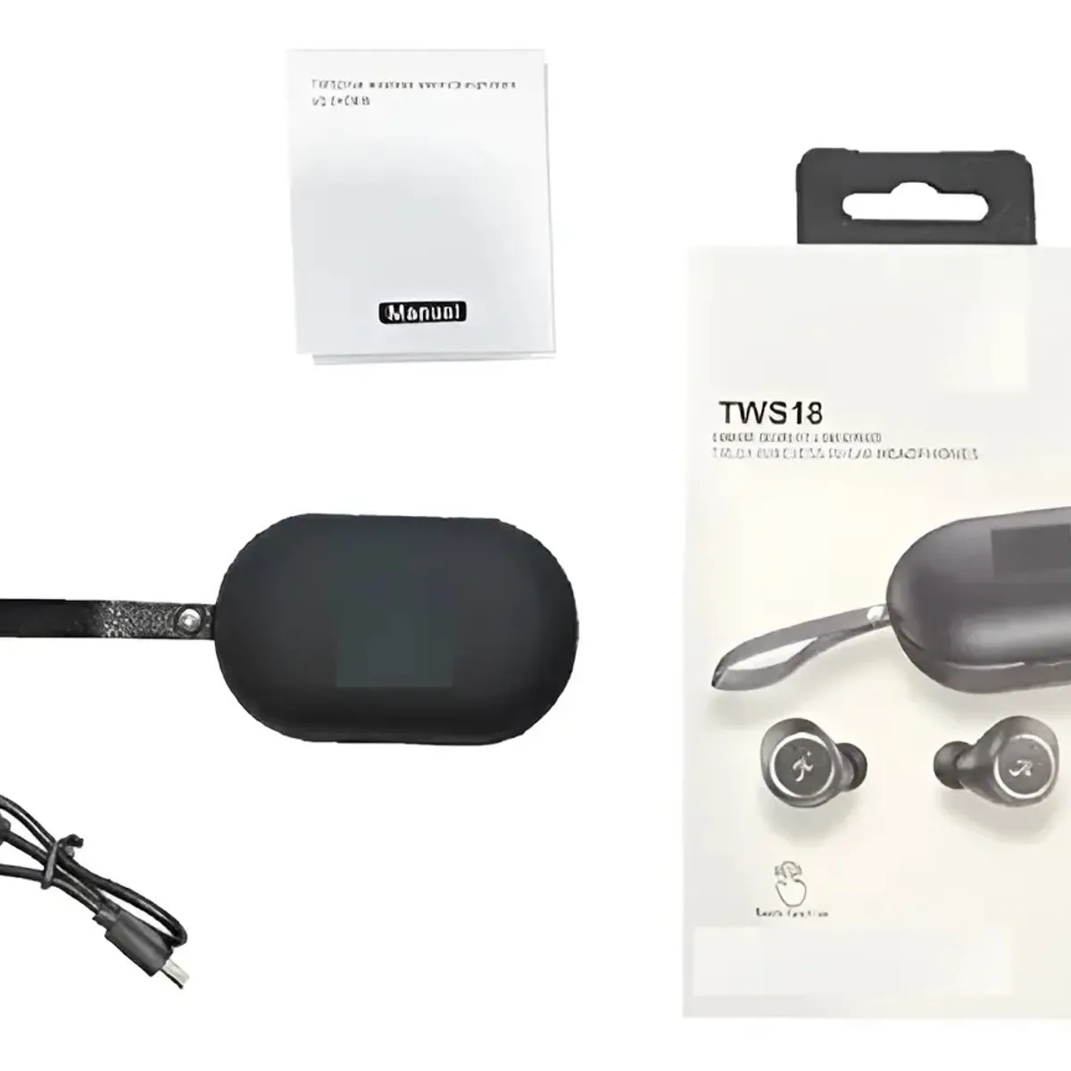 GENERICO - Tws 18 Audífonos Inalámbricos Bluetooth 5.0 Táctil 505mah