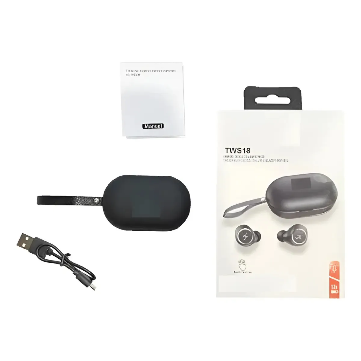 GENERICO - Tws 18 Audífonos Inalámbricos Bluetooth 5.0 Táctil 505mah