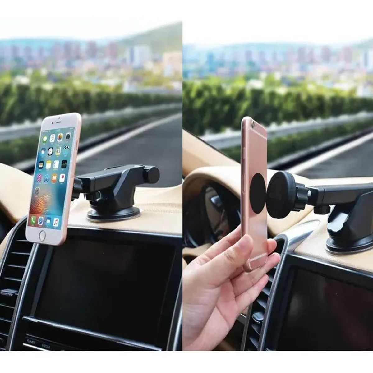 GENERICO - Soporte Magnético Celular Auto Porta Teléfono Brazo Largo
