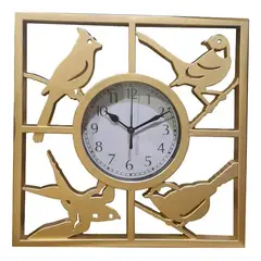 GENERICO - Reloj Mural De Pared Cuadrado 30cm Decorativo Silencioso