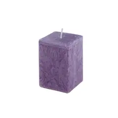 GENERICO - Set 6 Vela Aromática Bloque 10 cm Color Purpura