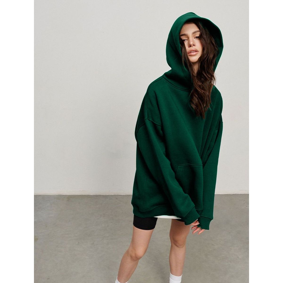 TIOZONEY - Sudadera con capucha y bolsillo holgado para mujer