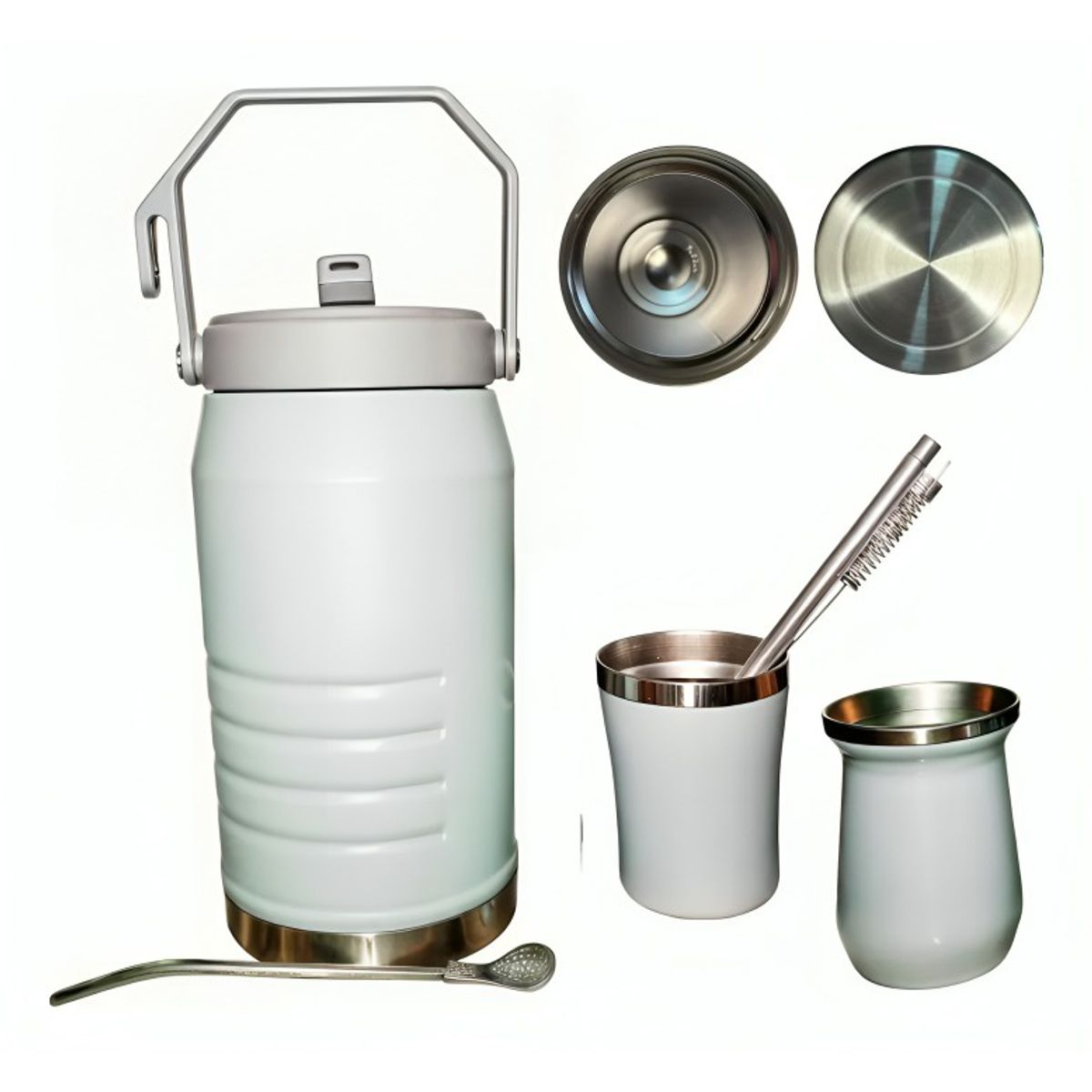 GENERICO - BOTELLA TERMICA 2500ML + VASO DE MATE 140ML