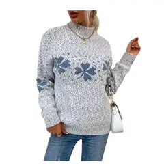 TIOZONEY - Chaleco Cuello Alto para Mujer - Gris